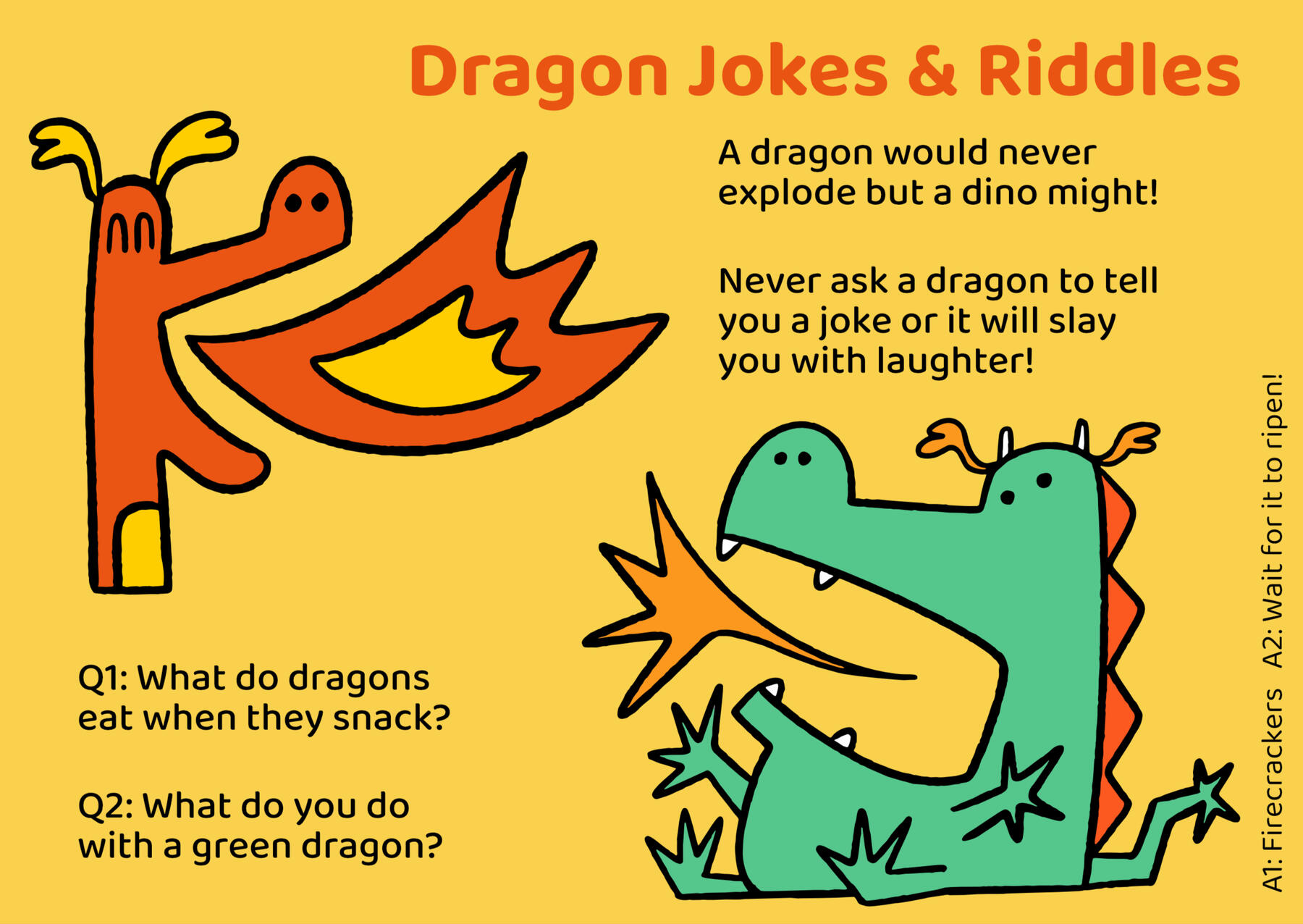 Dragon Jokes and Riddles